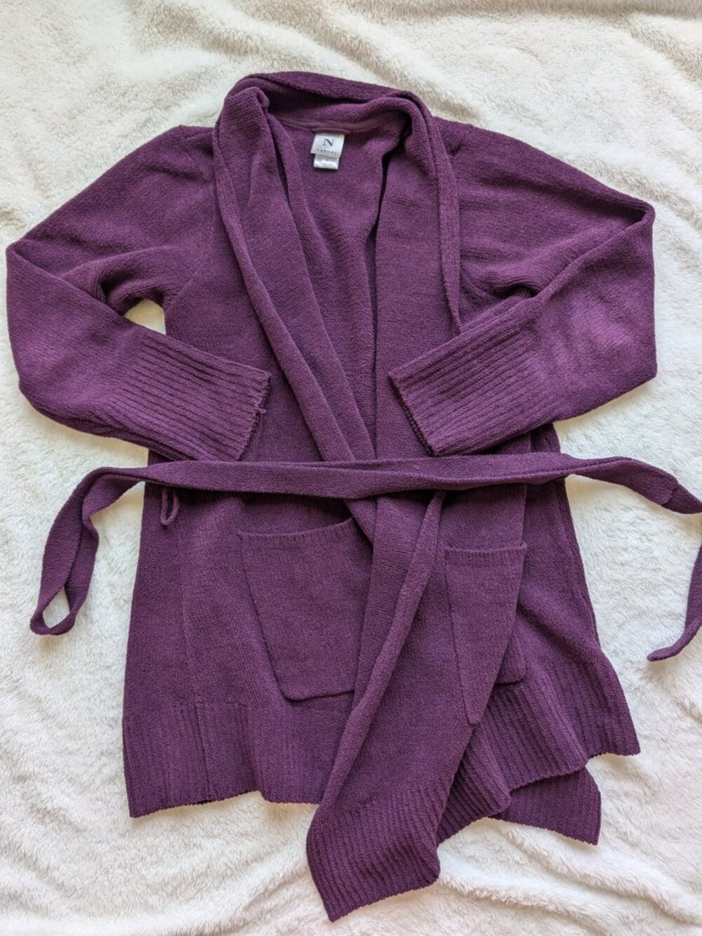 Natori Women's Comfy Robe Cover Up with Tie Size Medium